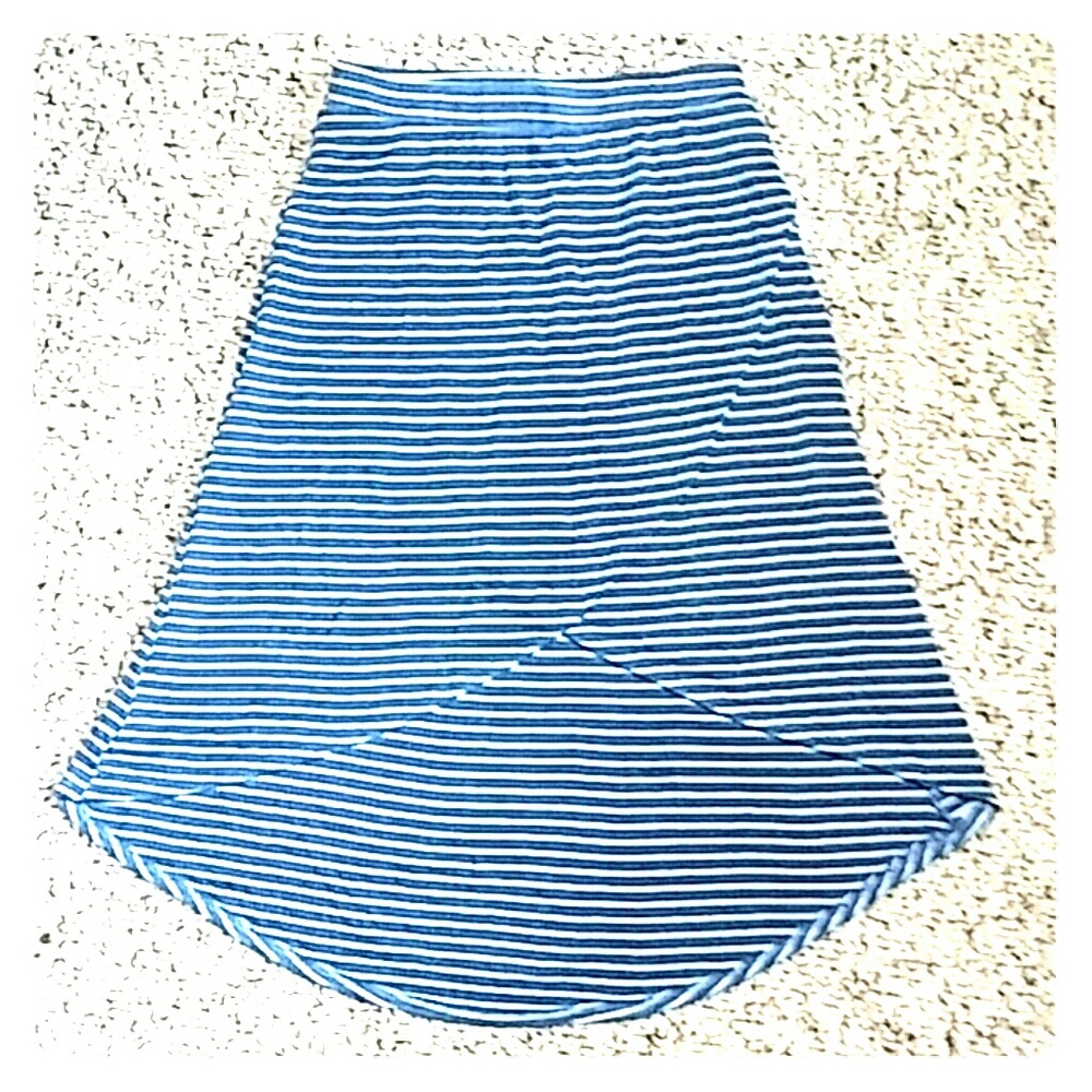 Striped By&By layered skirt Medium 10-12 Girls